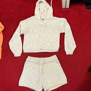 SET: American Eagle Sweatshirt and Shorts, Size XS